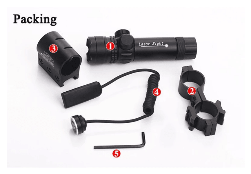 Mira Telescopica Rifle Laser Punto Rojo/Verde 20mm MLT21