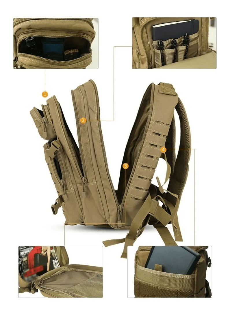 Mochila Tactica Senderismo 30L M30