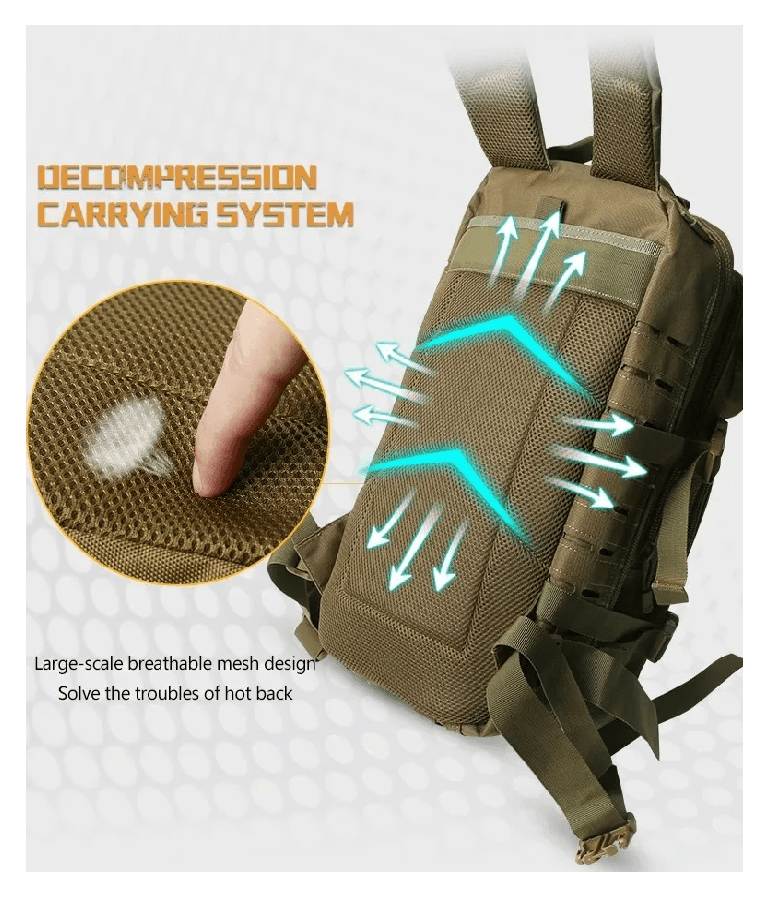 Mochila Tactica Senderismo 30L M30