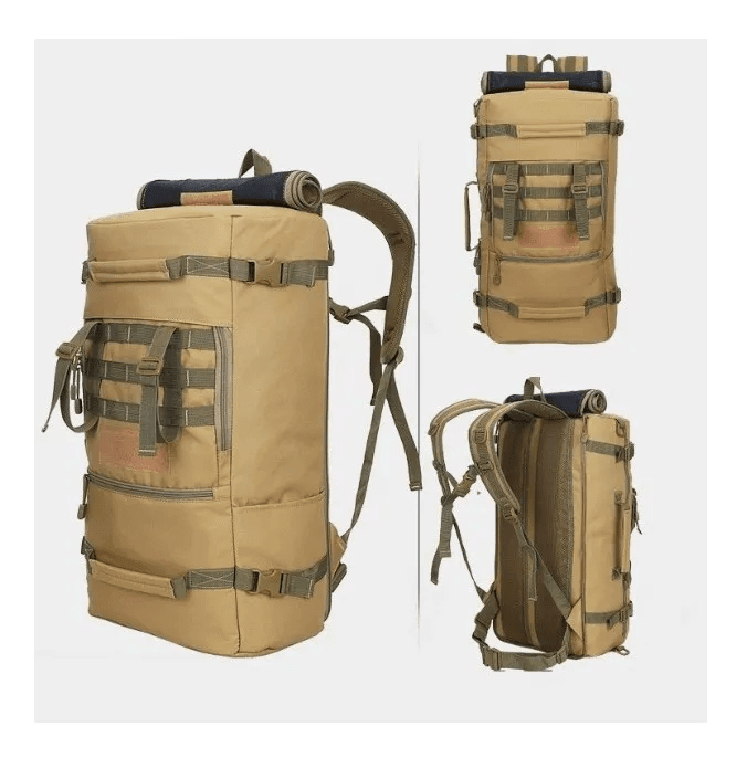 Mochila Tactica de Triple Abrazadera 70L M47