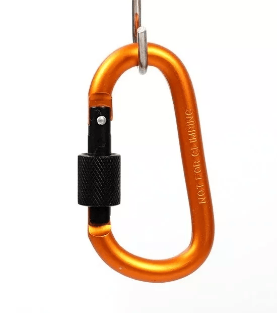 Mosqueton Llavero Camping Outdoor Supervivencia Aluminio MT2