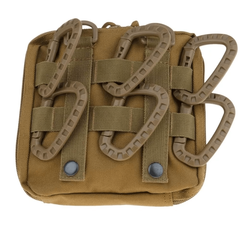 Mosqueton Tactico Plastico Multiuso Trekking Molle MT1