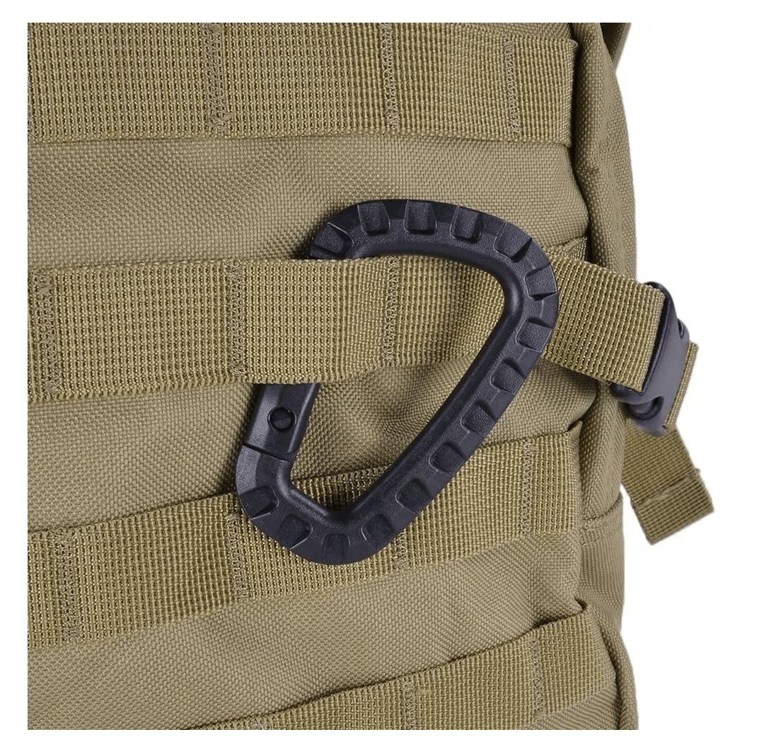 Mosqueton Tactico Plastico Multiuso Trekking Molle MT1