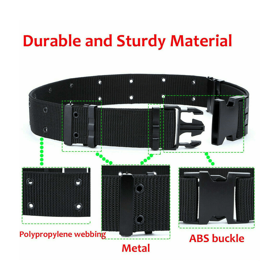Correa Cinturon Tactico Militar CQB Ajustable CTM6