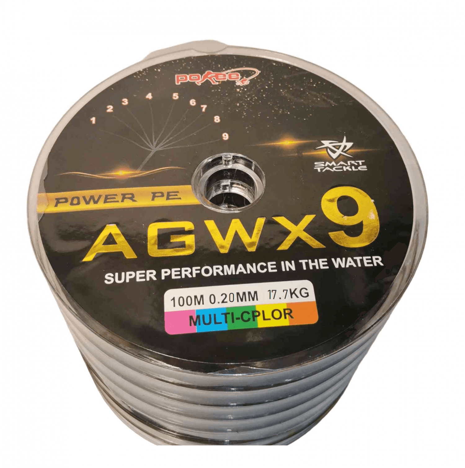 Nylon Pesca Trenzado Agwx9 100m 17.7 Kg NYL5