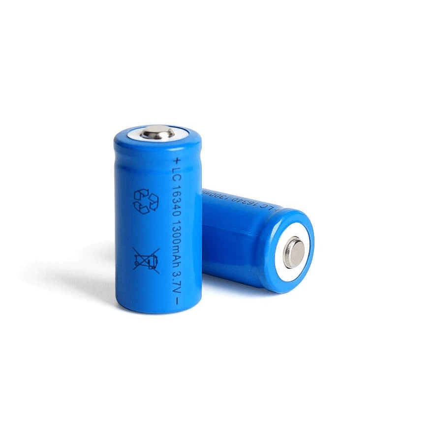 Pack 2 Baterías Pilas Recargables Cr123a 16340 1300mah 3.7v BAT2