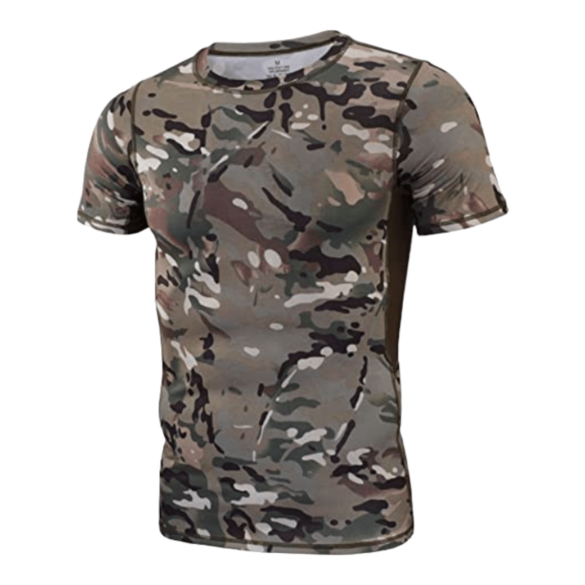 Polera Tactica Manga Corta Algodon Militar Deportes PLS4