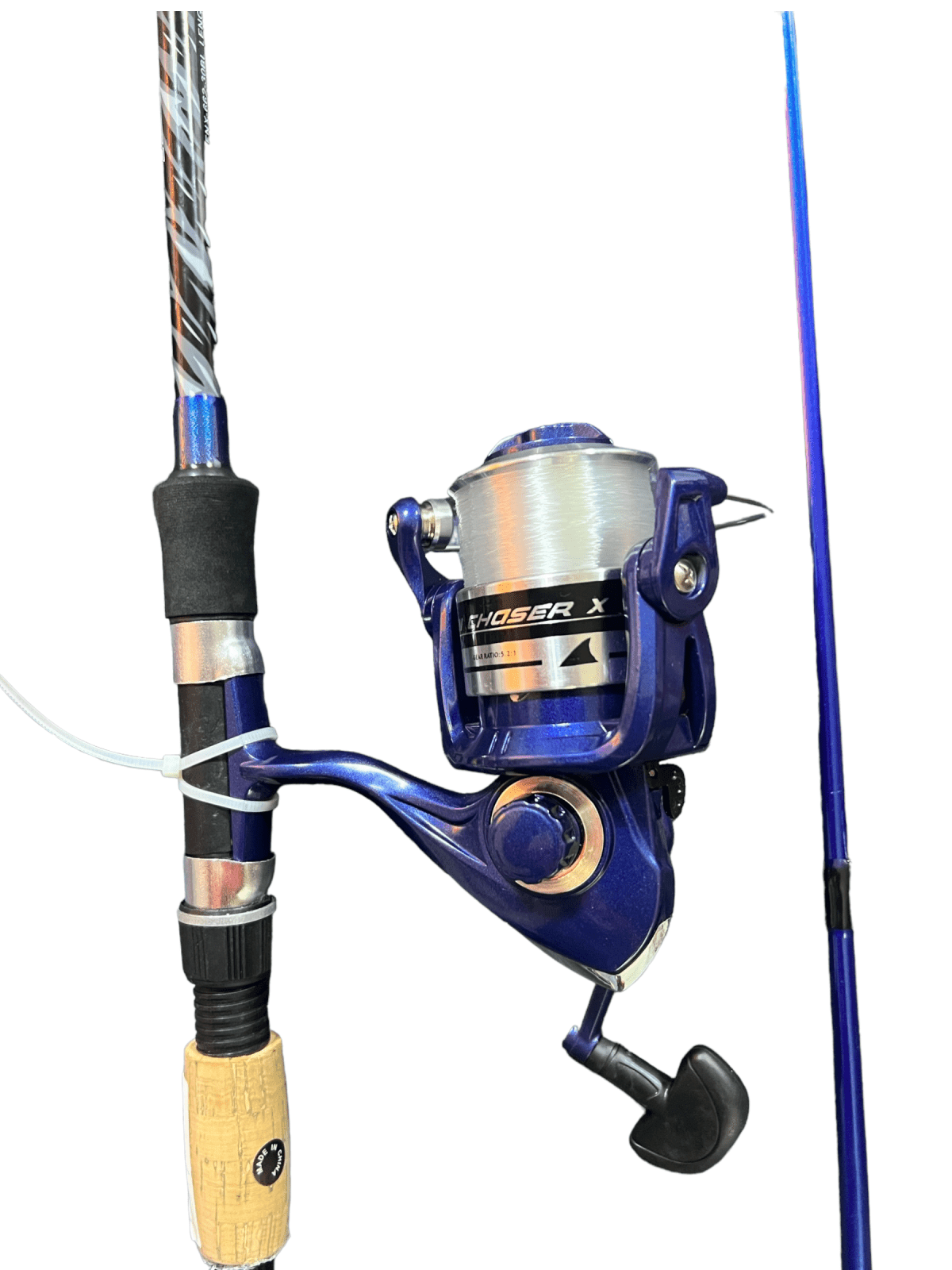 Caña Carrete Okuma Fin Chaser Serie X doble 1.95cm + Nylon CÑS2