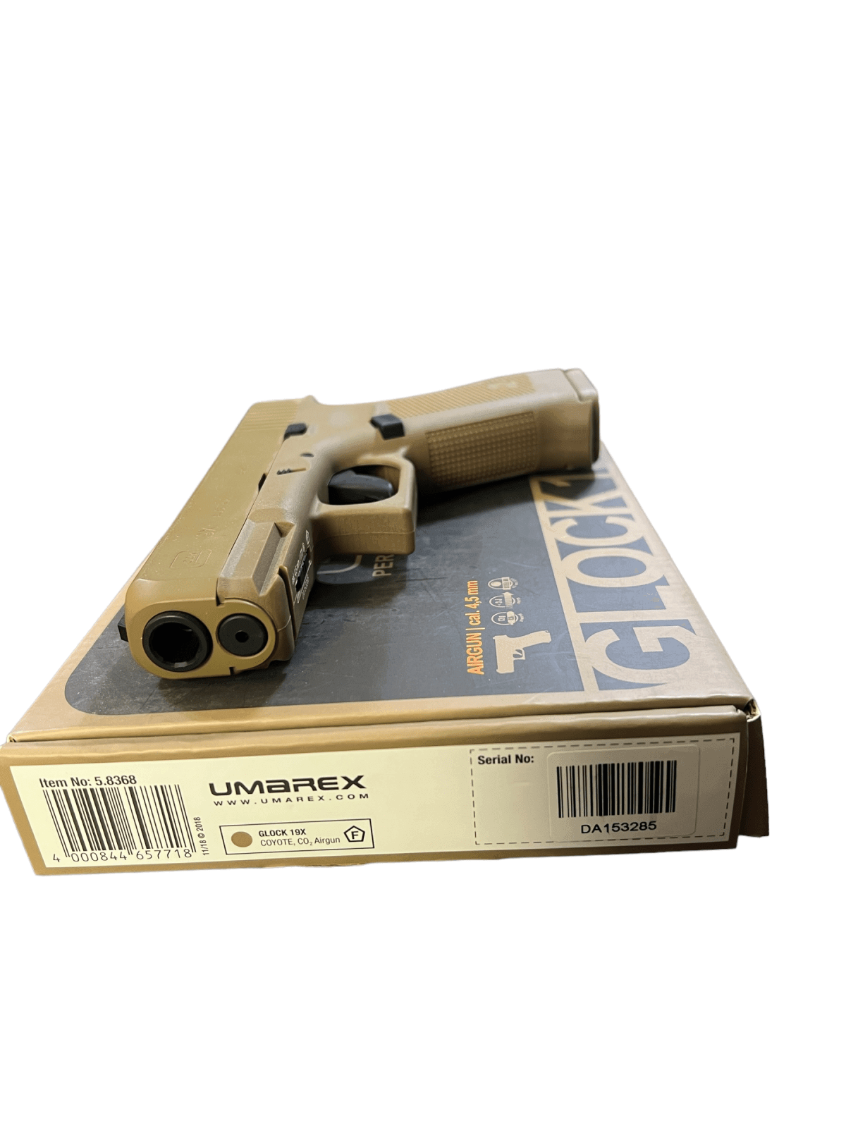 Glock 19 Umarex Certificada Bb 4.5mm +500balines +10 Co2 ARC11