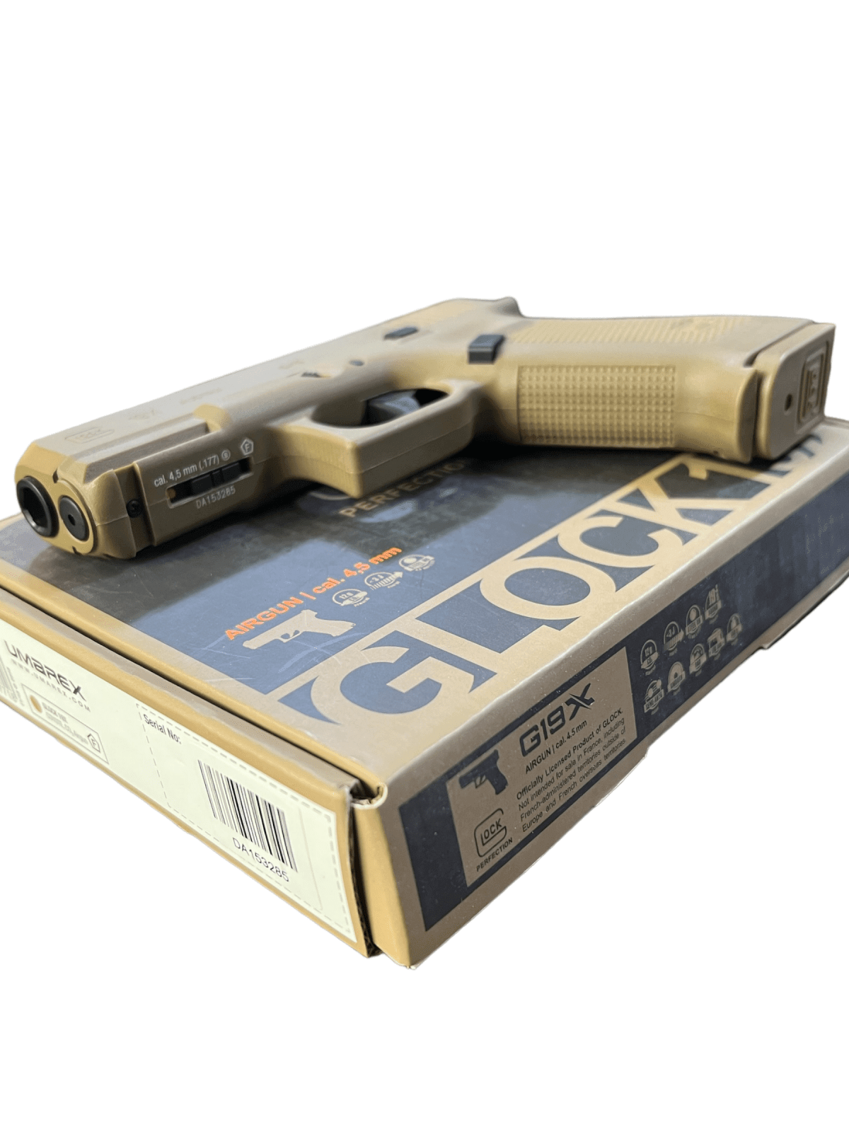 Glock 19 Umarex Certificada Bb 4.5mm +500balines +10 Co2 ARC11