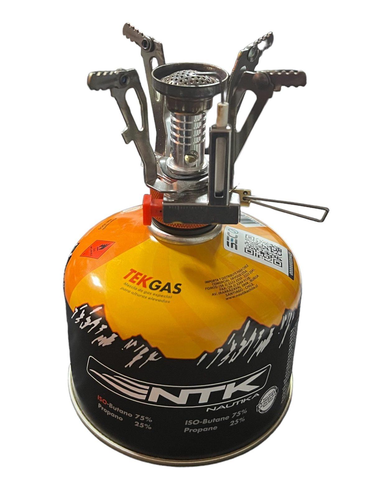 Pack 3 Gas Butano NTK 230g cocinillas lamparas GTB7