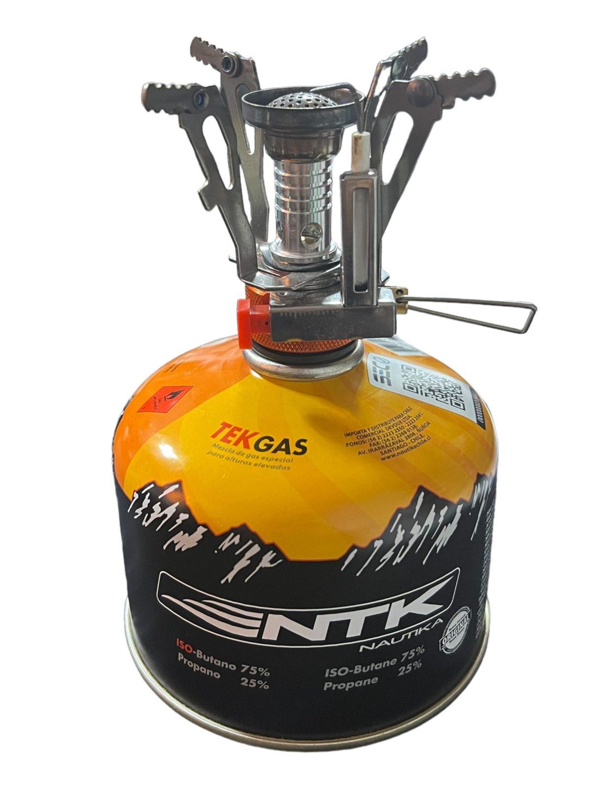 Pack 4 Gas Butano NTK 230g cocinillas lamparas GTB4