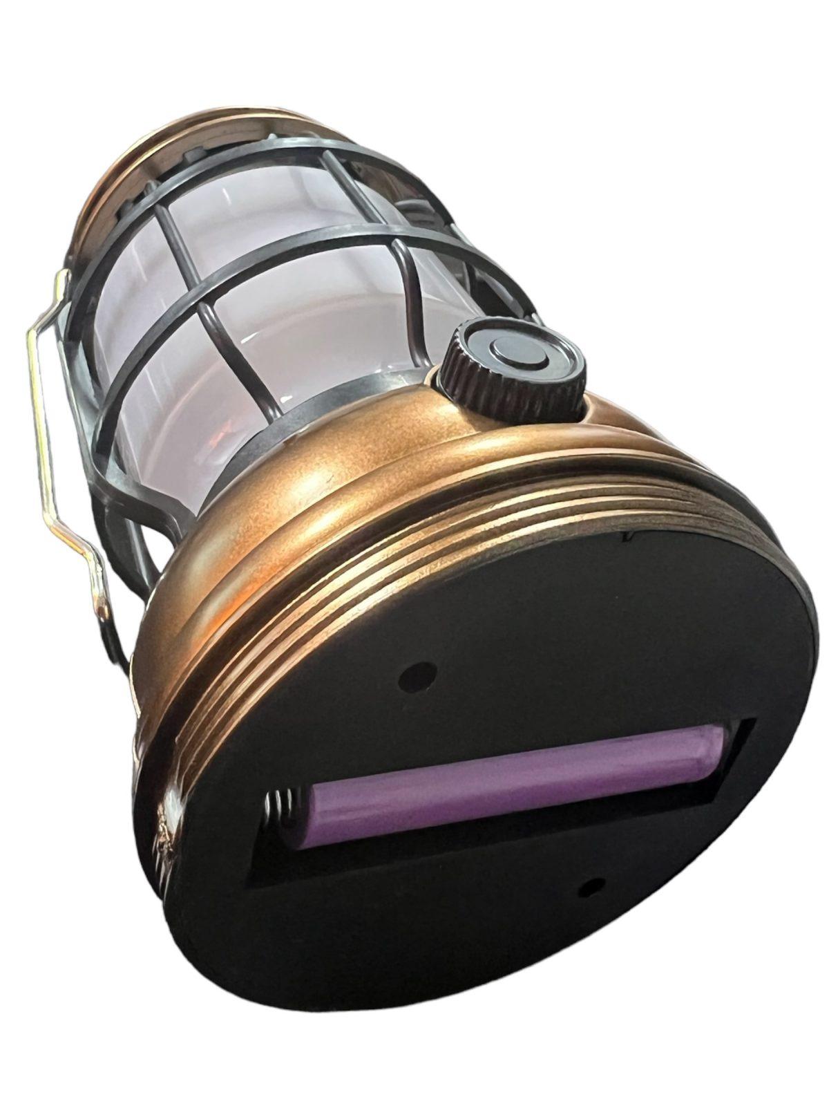 Lampara Retro solar recargable luz blanca y roja LTL4