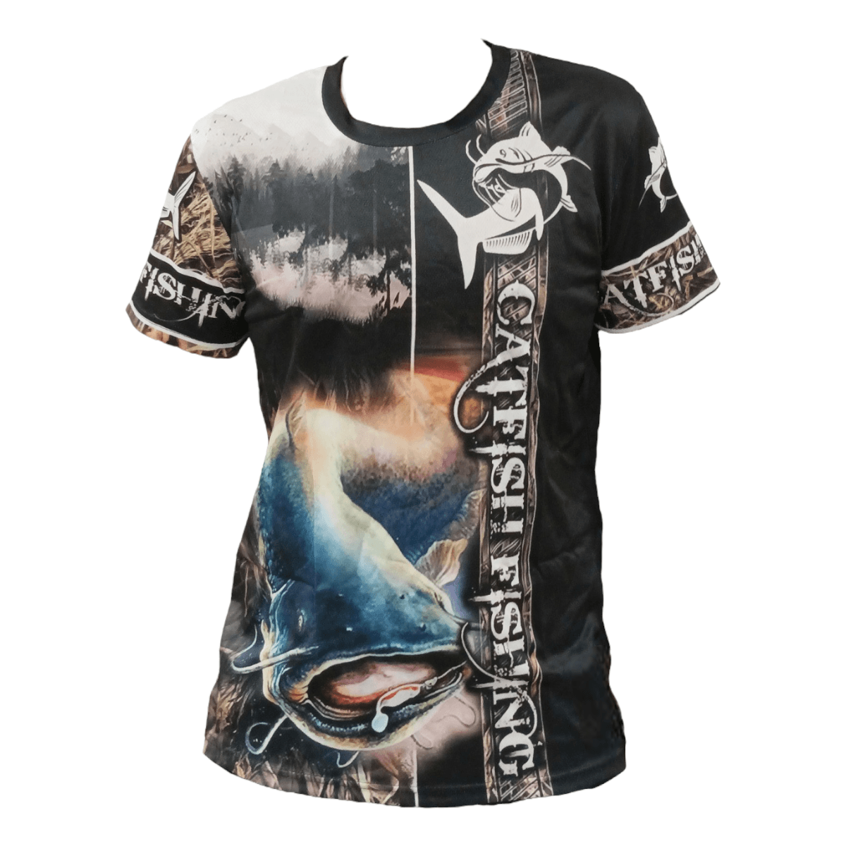 Polera Camiseta Estampado Pesca Outdoor PLS8