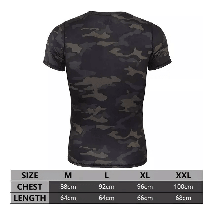 Polera Tactica Manga Corta Algodon Militar Deportes PLS4