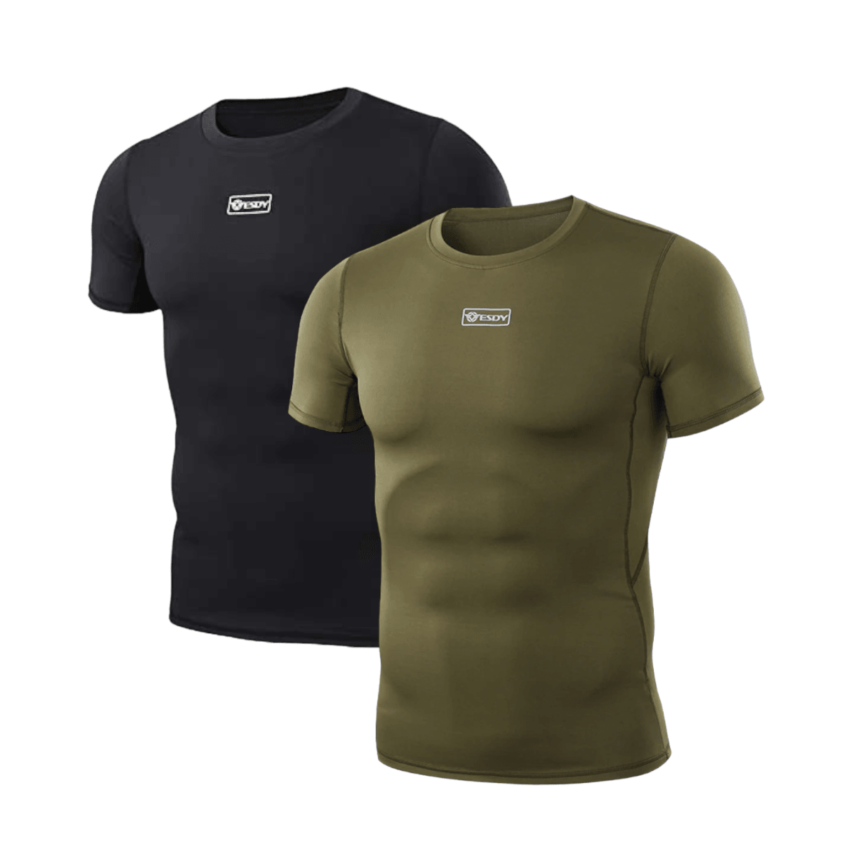 Polera Tactica Manga Corta Esdy Spandex PLS3