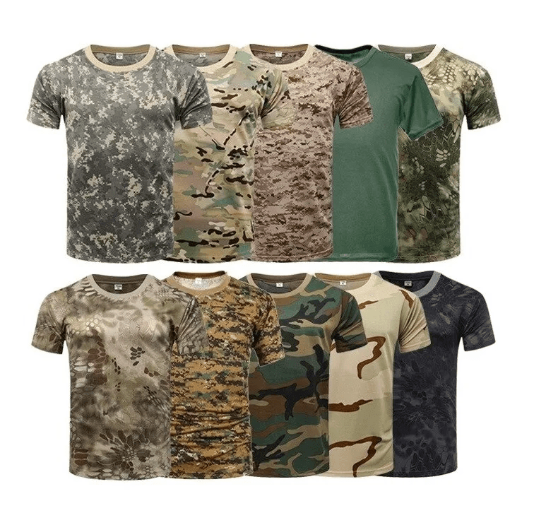 Poleras Algodón Militar Outdoor PLS1
