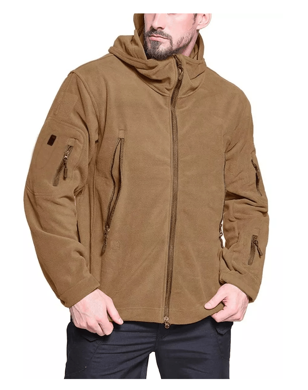 Poleron Tactico Militar Polar Softshell Impermeable CCVP4