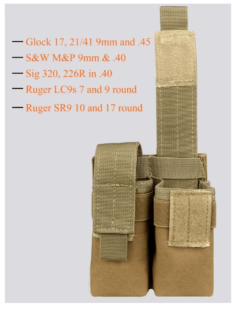 Porta Cargador Tactico Airsoft Doble PBM7