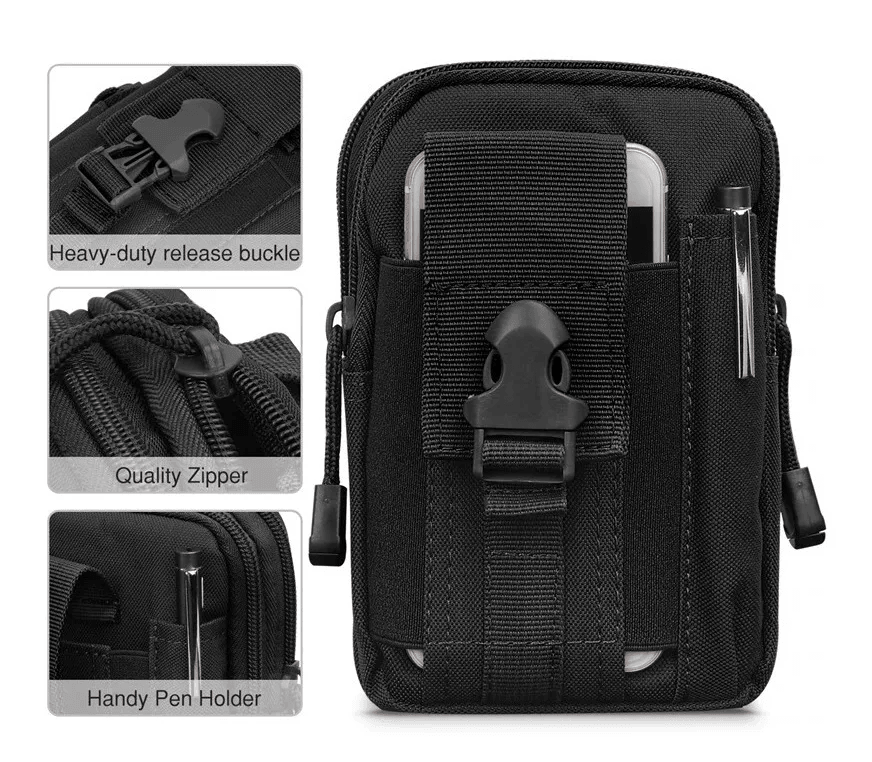 Pouch Tactico Billetera Molle Militar PBM4