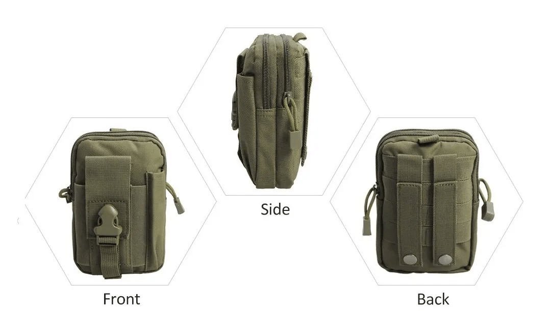 Pouch Tactico Billetera Molle Militar PBM4