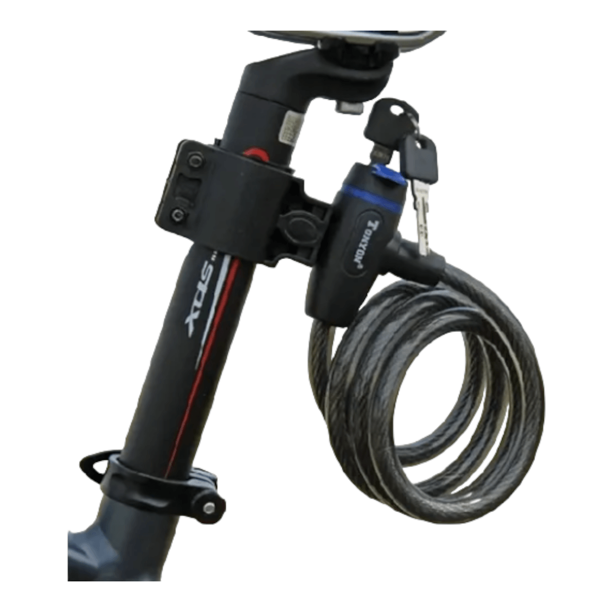 Candado bicicleta con llave y Soporte SCT11