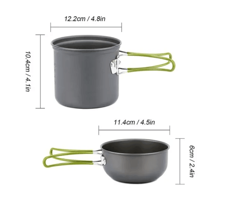 Set Ollas Camping 2 personas OC5