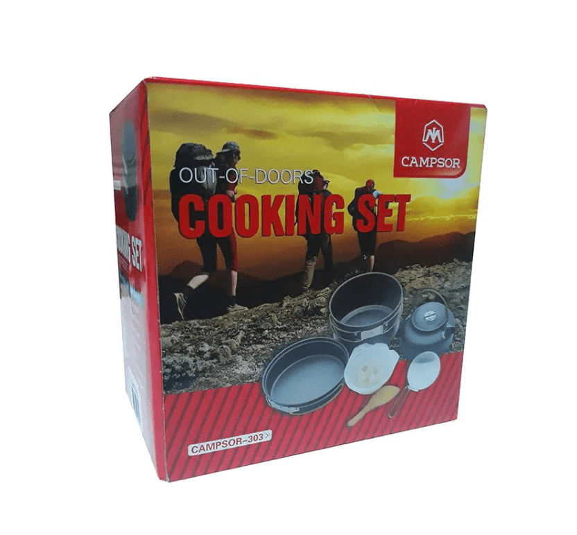 Set Ollas Cocinilla Camping Campsor-303 OC2