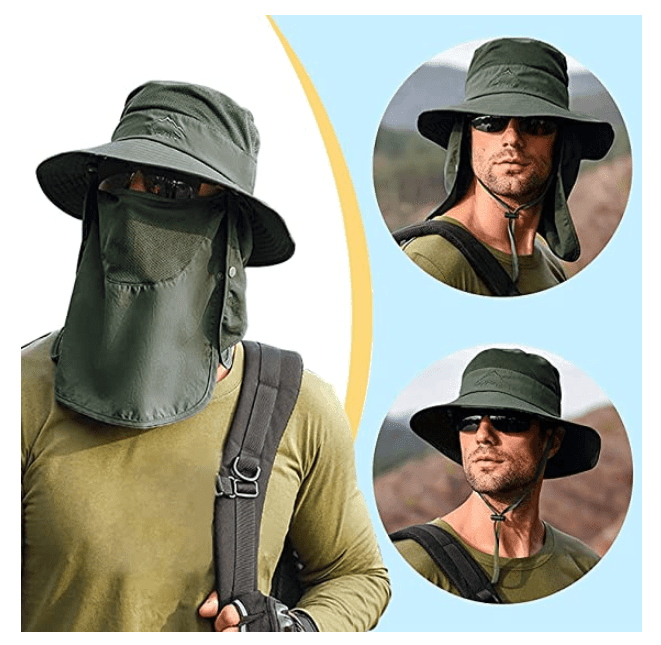 Sombrero Ala Grande Proteccion Solar Pesca SBR2