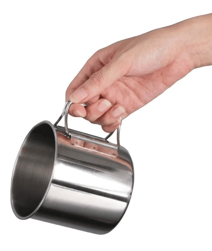 Taza Camping Aire Libre 300ml Mango Plegable CT2