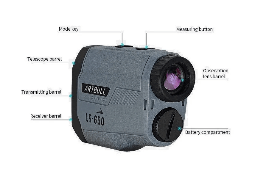 Telemetro Laser Infrarrojo LS-650 Alta Precision MLT18