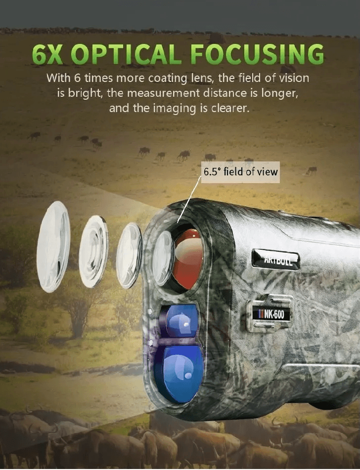 Telemetro Laser NK-600 Medidor Distancia Caza Outdoor MLT25