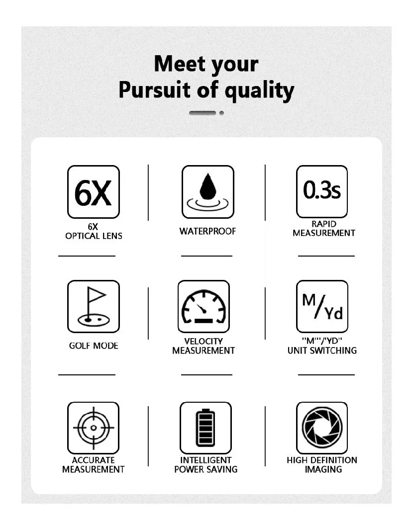 Telemetro Laser NK-600 Medidor Distancia Caza Outdoor MLT25