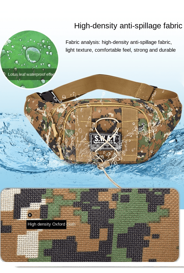 Riñonera Koala Tactica Militar Impermeable Trenzada BT8