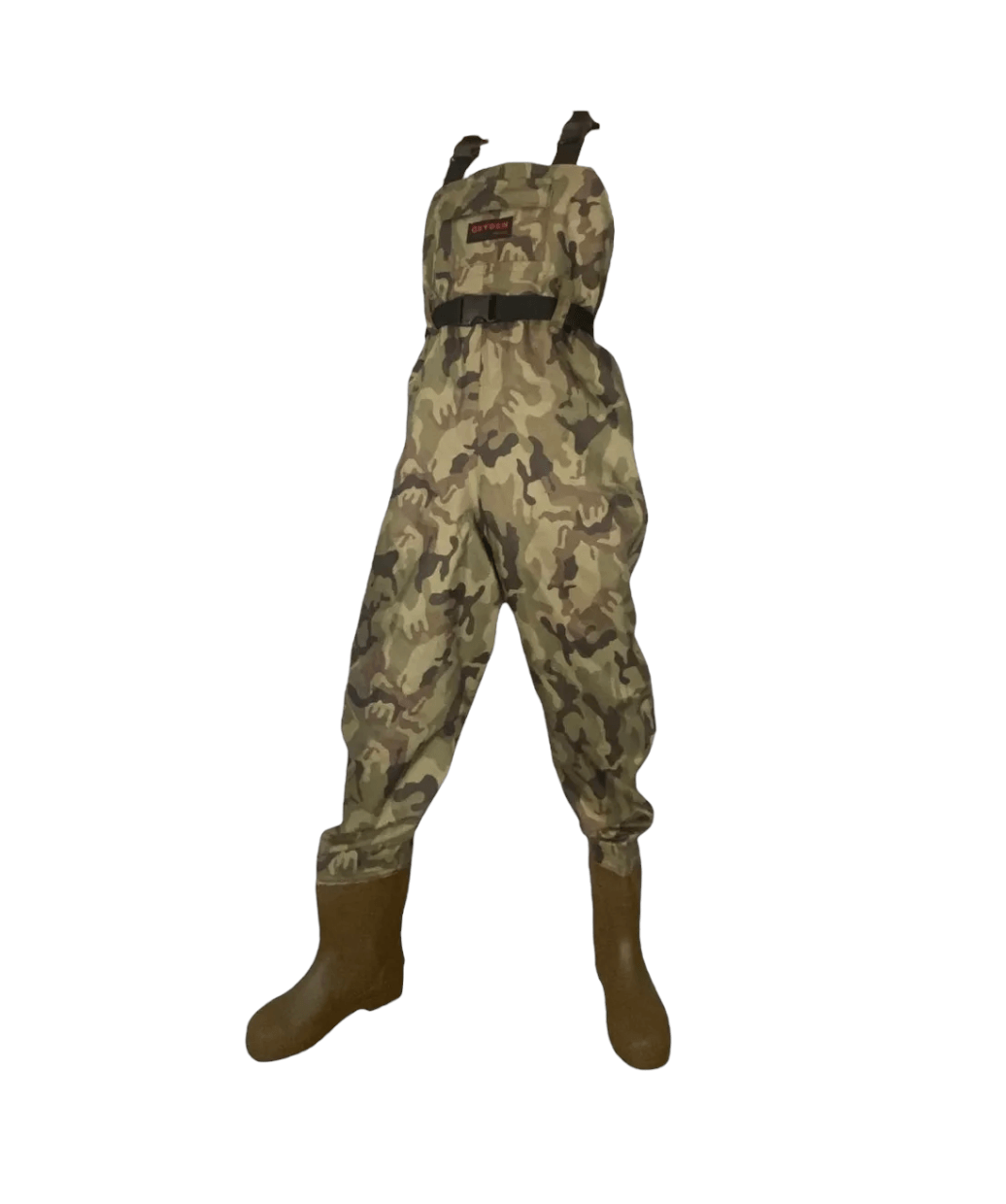 Waders Traje Pesca Camuflaje Pecho Ajustable Botas Altas WD4