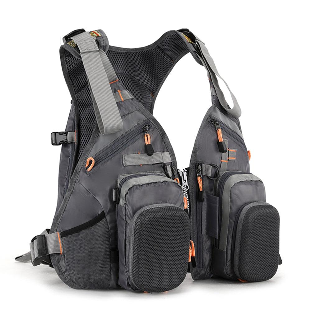 Chaleco Pesca Multiples bolsillos con cremallera CHP14