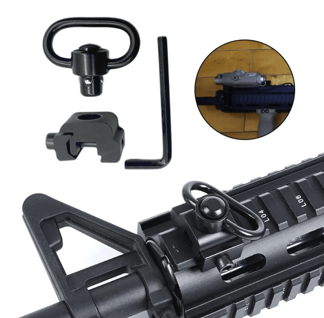 Adaptador Montaje Cabestrillo Giratorio Rifle MTR11