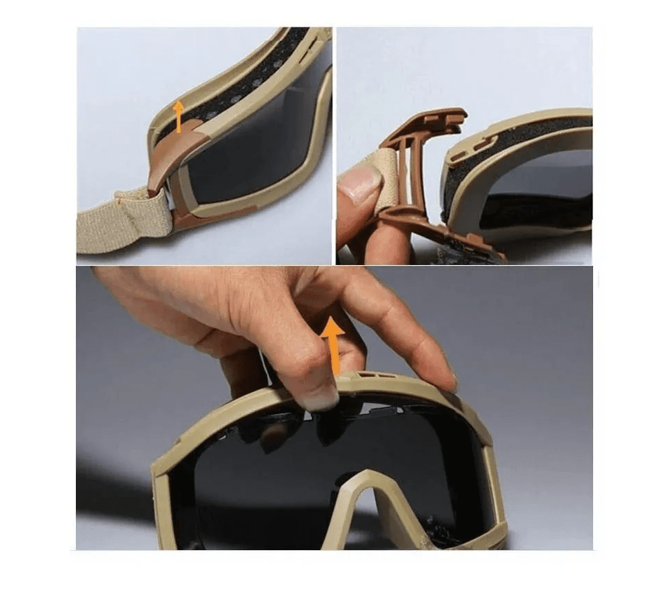 Antiparras Gafas ajustables Tacticas Militares GMA8