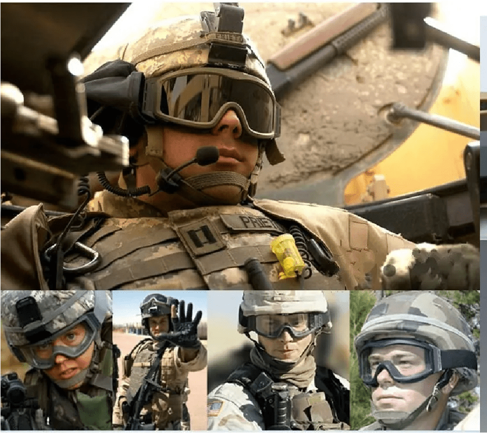 Antiparras Gafas ajustables Tacticas Militares GMA8