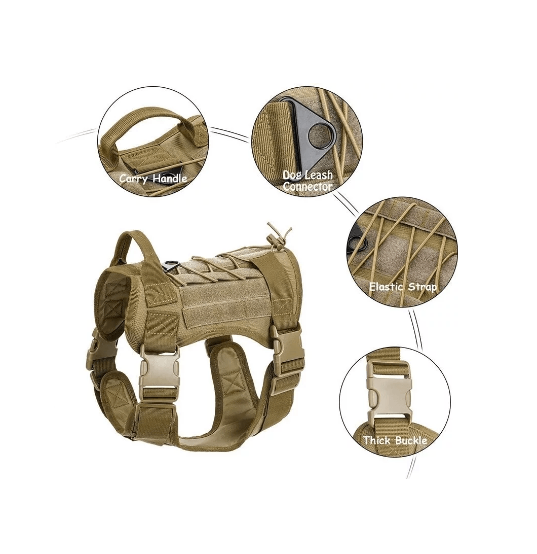 Arnes chaleco tactico mascota ATP1