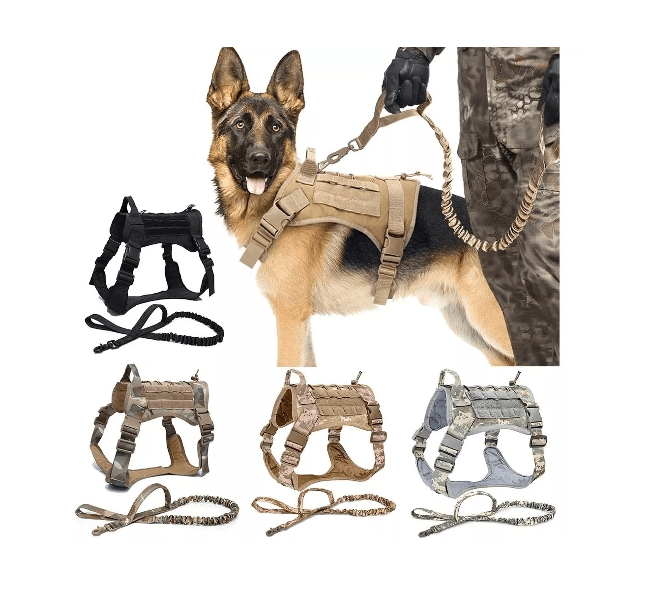 Arnes chaleco tactico mascota ATP1