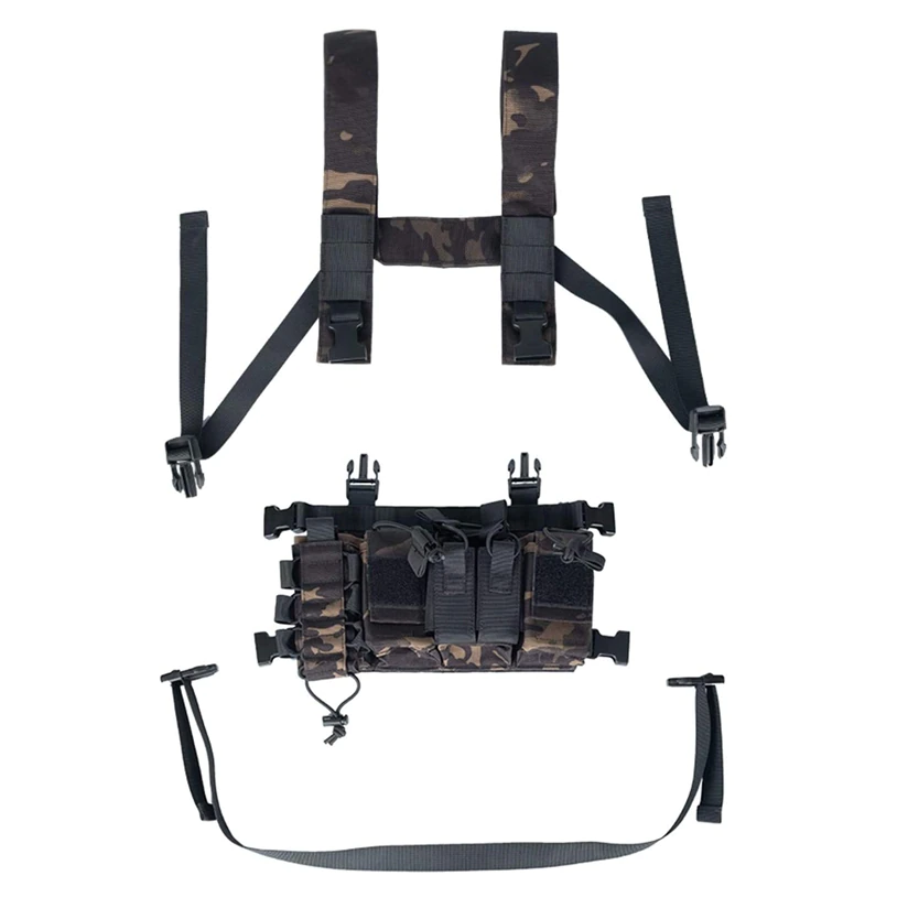 Bolso Arnés Airsoft Molles Cinturón Porta Mz Radio CL7