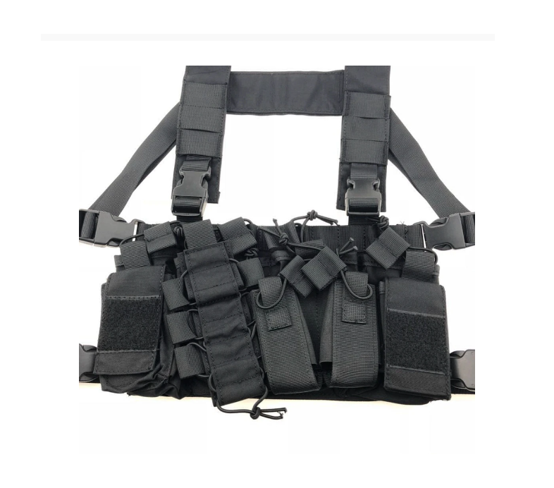 Bolso Arnés Airsoft Molles Cinturón Porta Mz Radio CL7