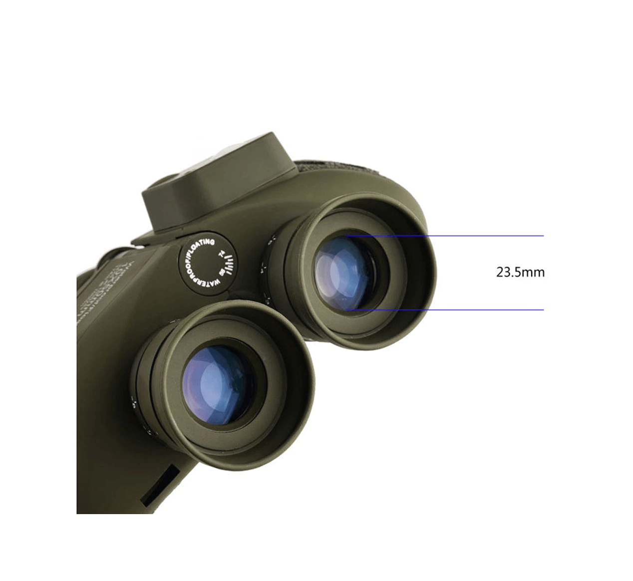 Binocular Prismatico Marino Militar Brujula Telescopio Practico 10x50 BM13