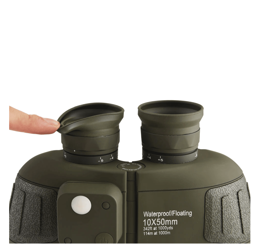 Binocular Prismatico Marino Militar Brujula Telescopio Practico 10x50 BM13