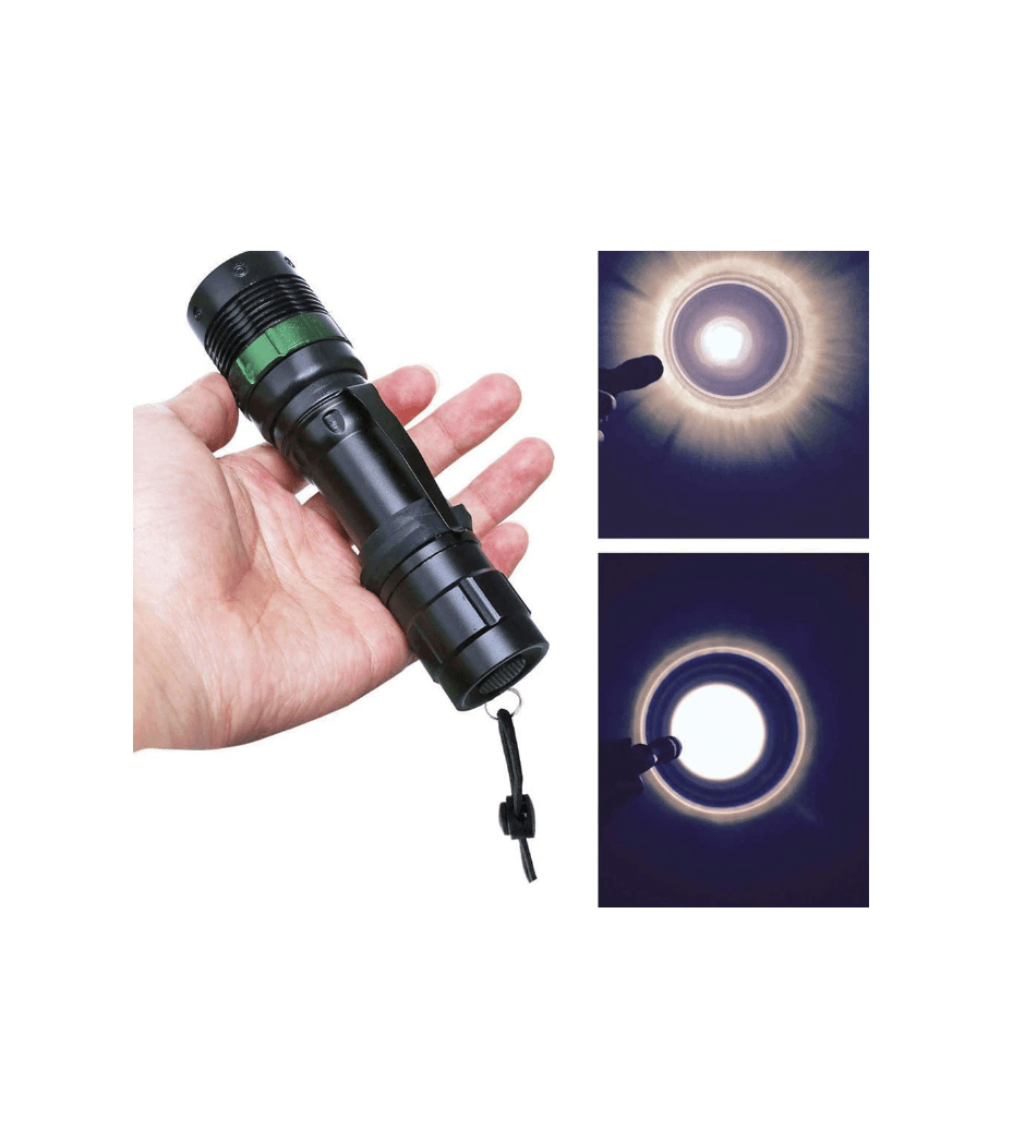 Linterna Tactica 3000lm Zoom Led Cree Recargable LTL15