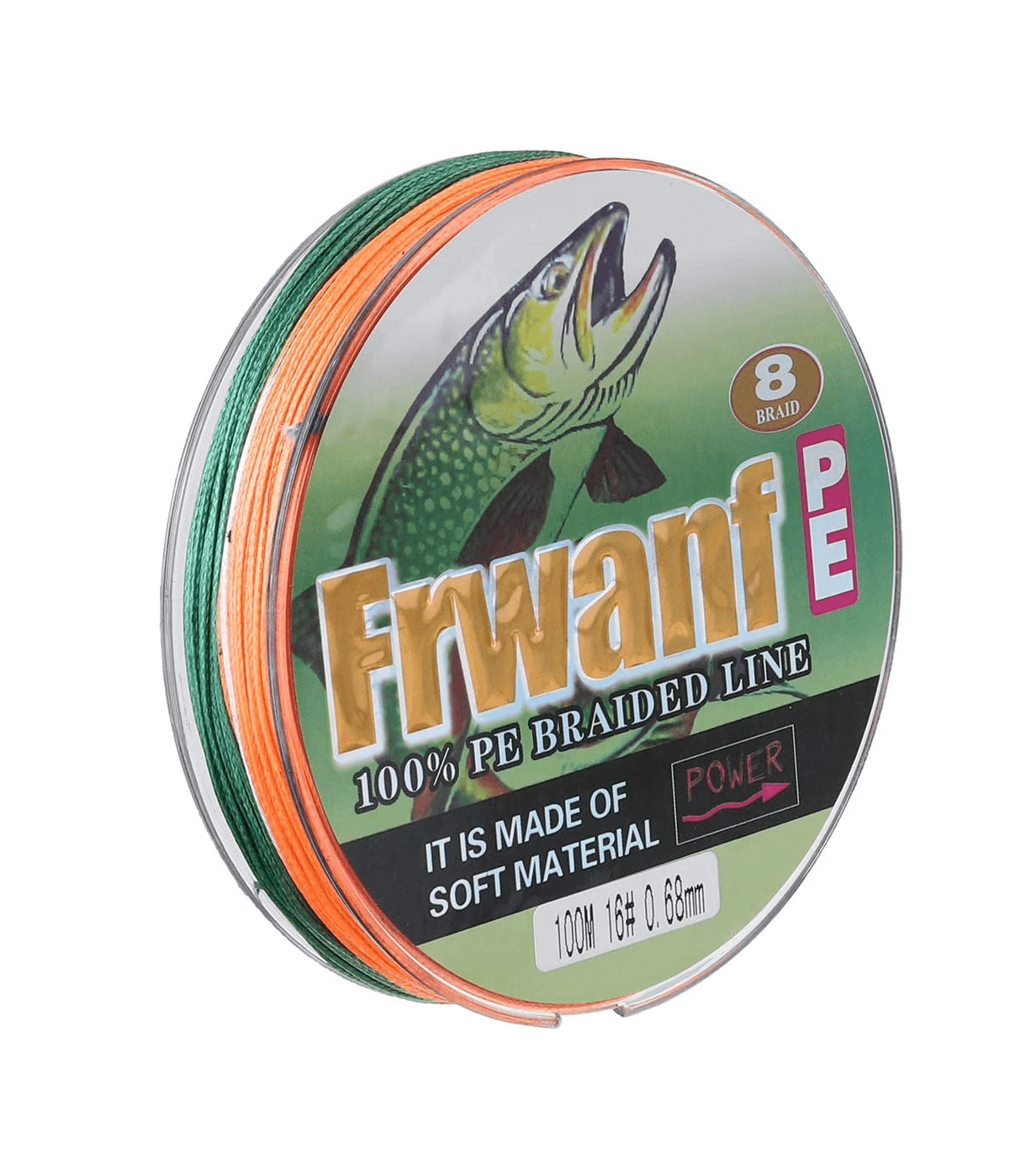 Nylon Pesca Multifilamento 8 hebras Frwanf 100m NYL10