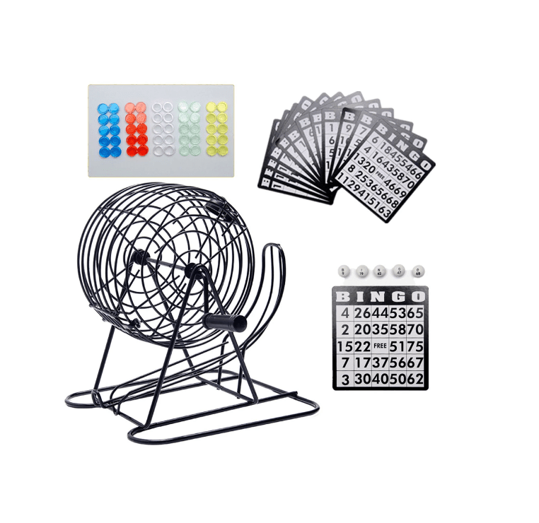 Juego Bingo Set Tombola Metalica ETM14