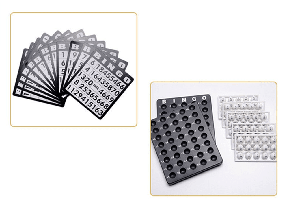 Juego Bingo Set Tombola Metalica ETM14