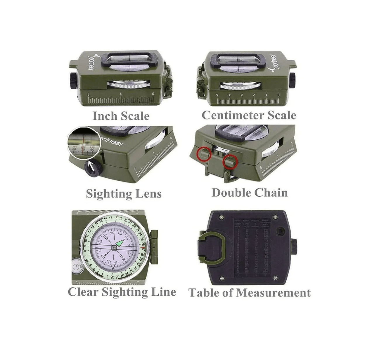 Brujula Profesional tactica Lux BJ2